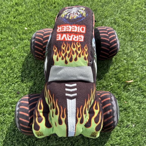 Monster Jam Grave Digger Plush Truck Pillow Toy Jay Franco 12" 2020 Collectible - Picture 1 of 11